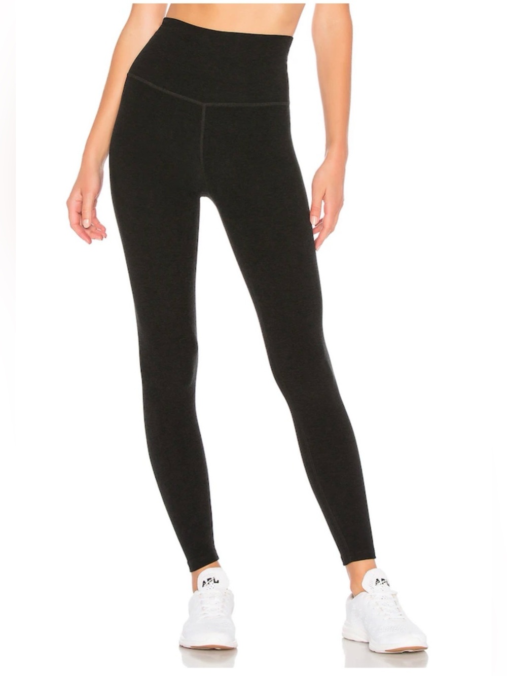 Beyond Yoga Spacedye Caught In The Midi Legging Black Charcoal Barre Large